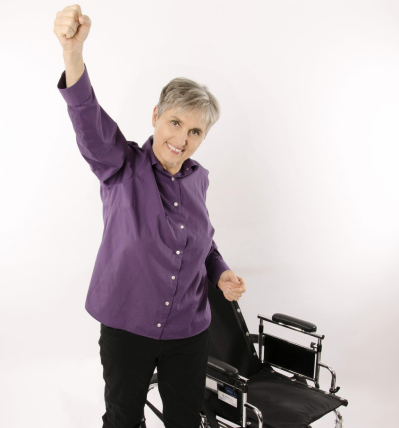 Terry Wahls out of wheelchair