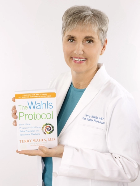 Dr. Terry Wahls holding The Wahls Protocol®