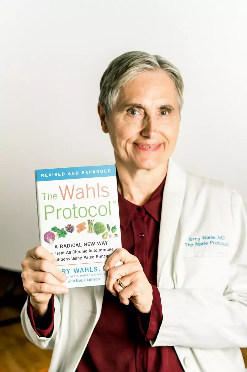 Dr. Terry Wahls with book