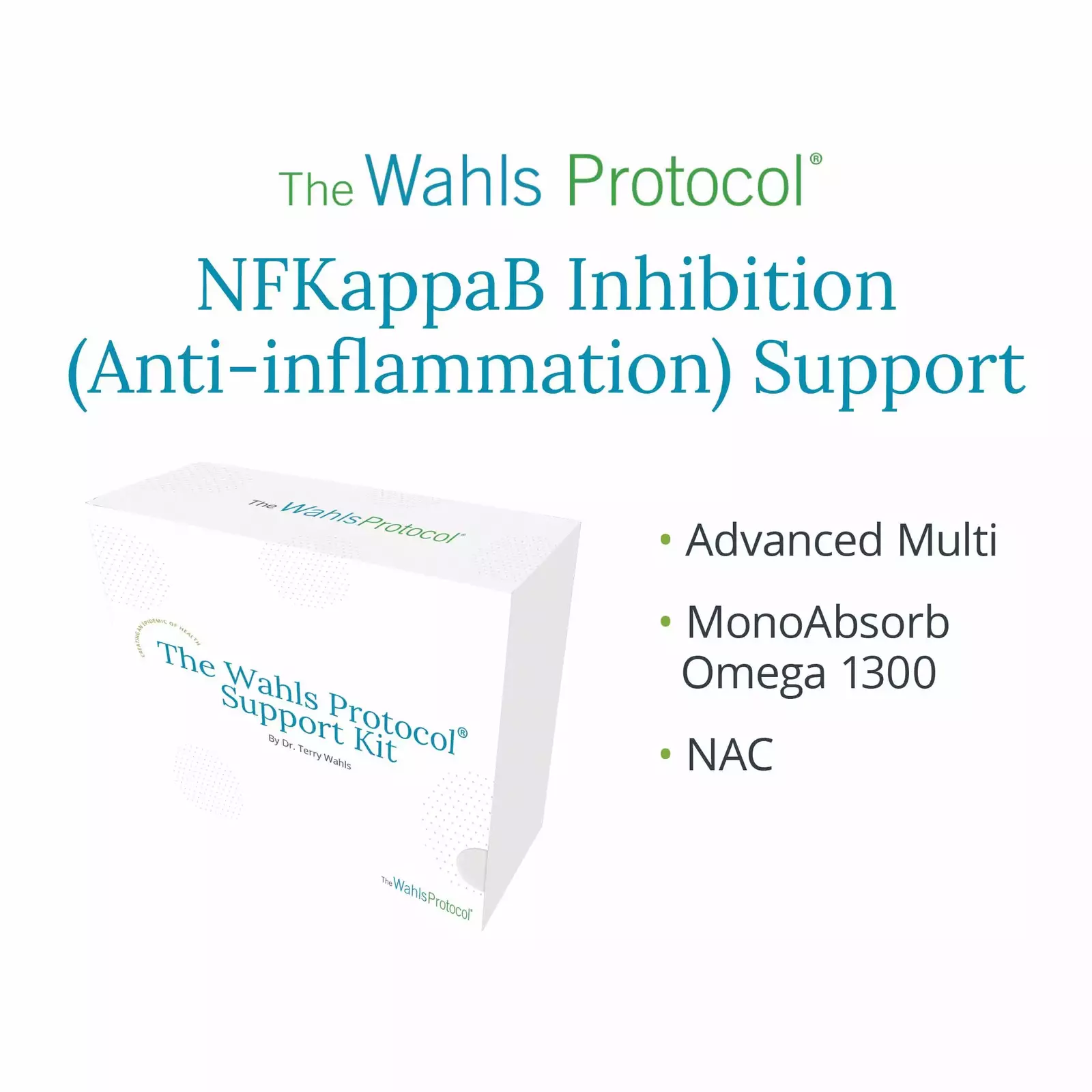 Wahls Protocol NFKappaB Inhibition (Anti-inflammation) Support
