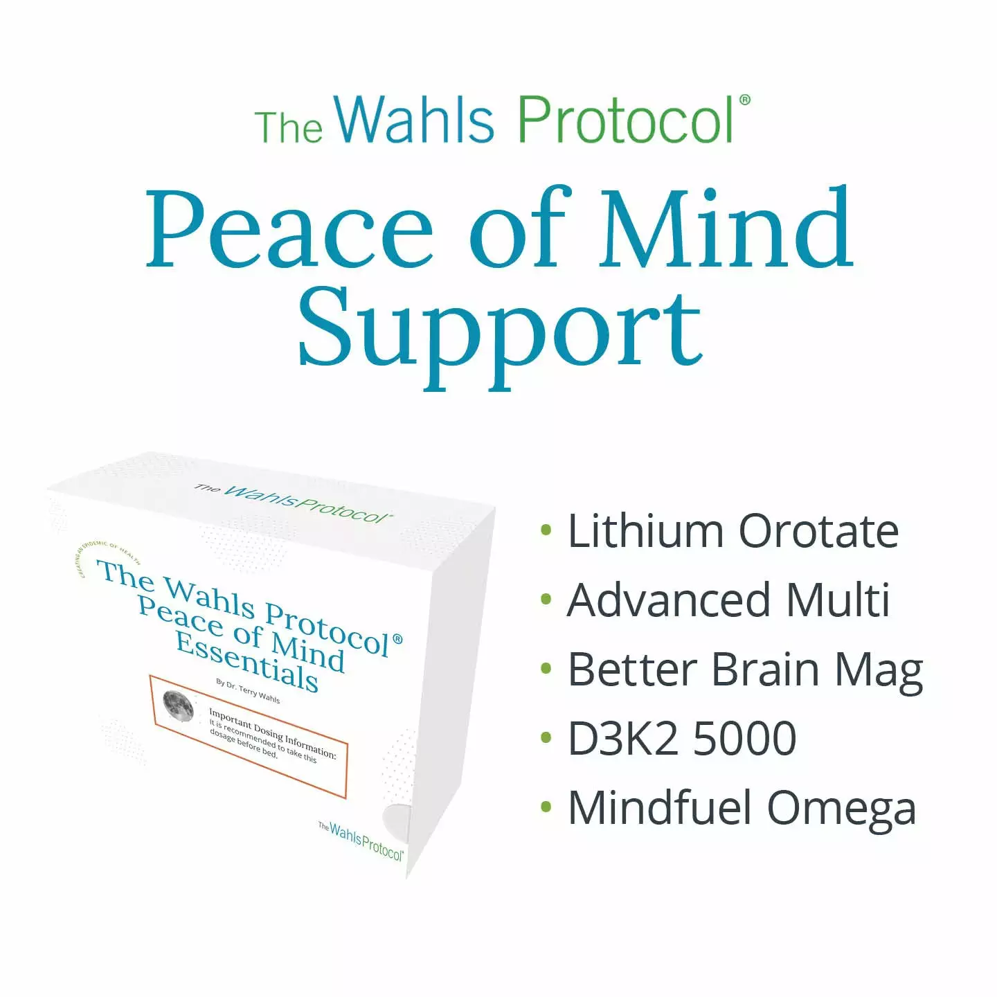 Wahls Protocol® Peace of Mind Support Kit